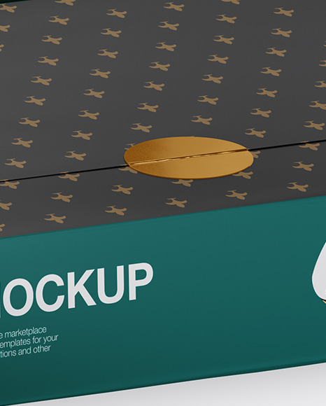 Download Opened Heart Shaped Matte Carton Box Mockup High Angle ... Yellowimages Mockups