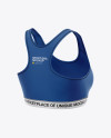 Download Women S Sports Bra Mockup Back Half Side View In Apparel Mockups On Yellow Images Object Mockups