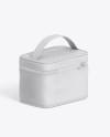 Download Cosmetic Bag Mockup Back Half Side View In Apparel Mockups On Yellow Images Object Mockups