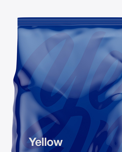 Glossy Bag Mockup   Front View PSD #2