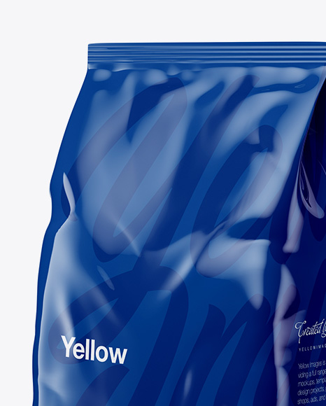 Glossy Bag Mockup   Half Side View PSD #2