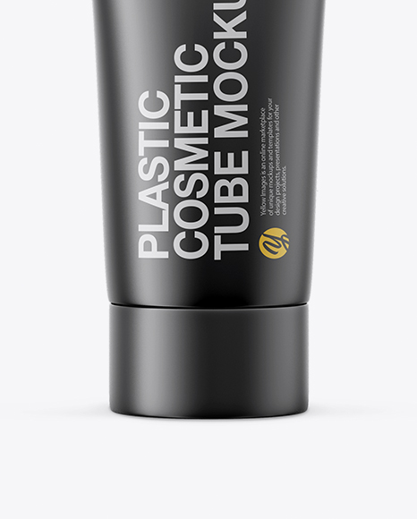 Download Matte Plastic Cosmetic Tube Mockup In Tube Mockups On Yellow Images Object Mockups Yellowimages Mockups