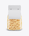 Fusilli Pasta with Label Mockup - Front View