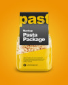 Fusilli Pasta with Label Mockup - Front View