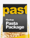 Fusilli Pasta with Label Mockup - Front View