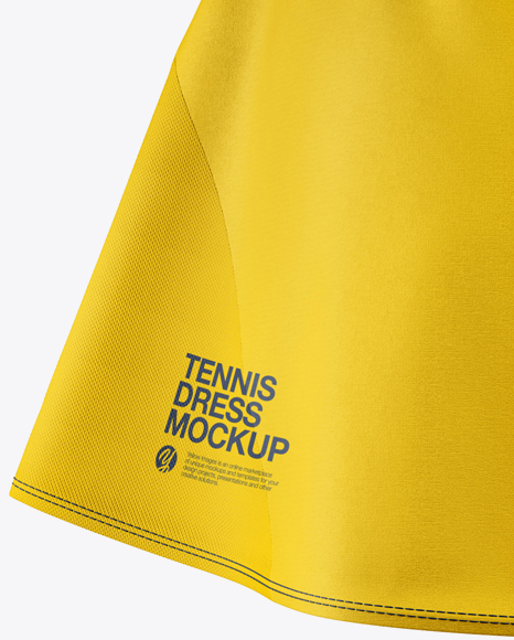 Download Women S Tennis Dress Mockup Back View In Apparel Mockups On Yellow Images Object Mockups Yellowimages Mockups