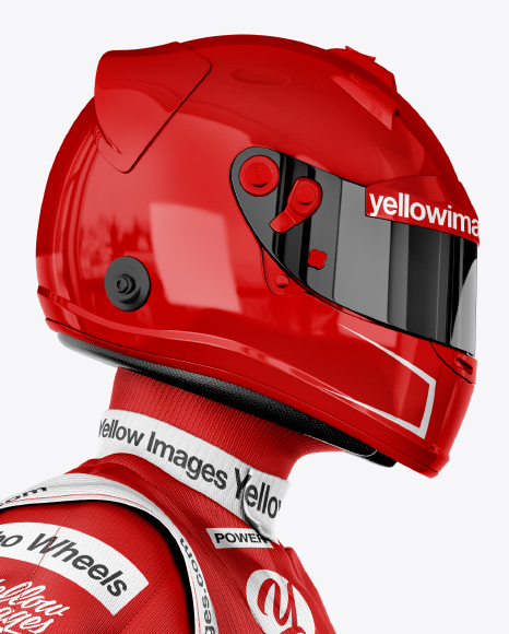 Download F1 Racing Kit Mockup Side View In Apparel Mockups On Yellow Images Object Mockups