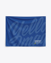 Home Decor Wall Tapestry Mockup - Textile Fabric Banner