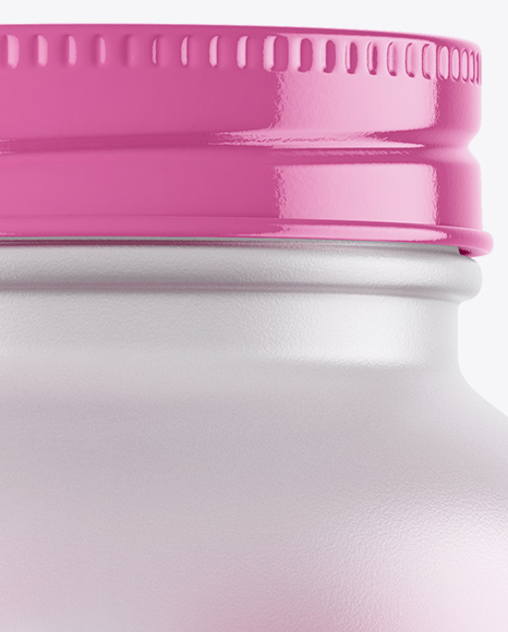 Frosted Glass Bottle With Pills Mockup PSD #2