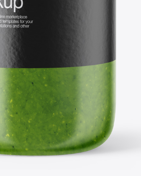 Sauce Bottle Mockup PSD #1