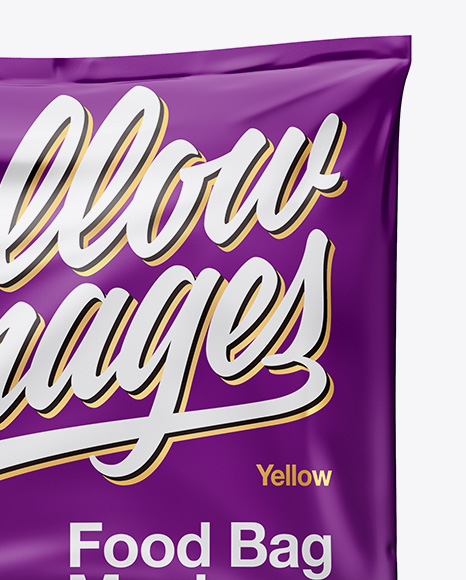 Matte Food Bag Mockup PSD #2