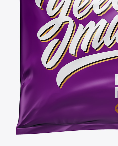 Matte Food Bag Mockup PSD #1