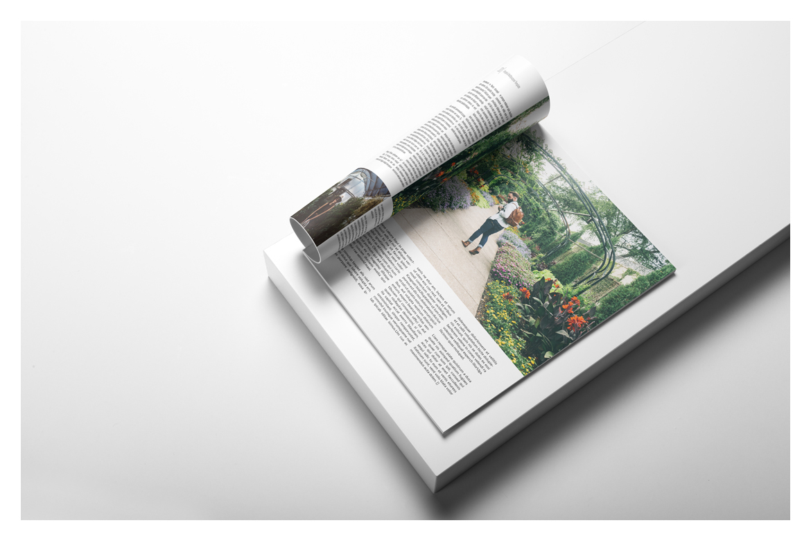 Botani Magazine In Magazine Templates On Yellow Images Creative Store