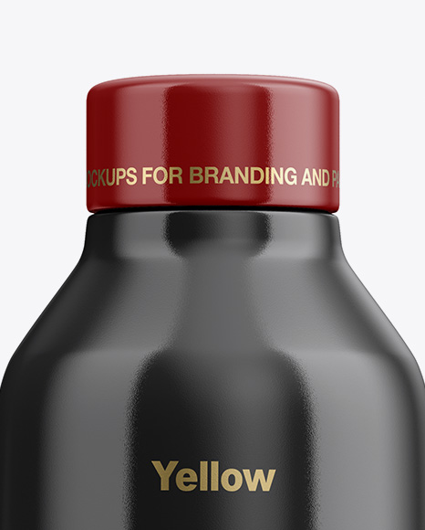 Glossy Bottle Mockup PSD #1