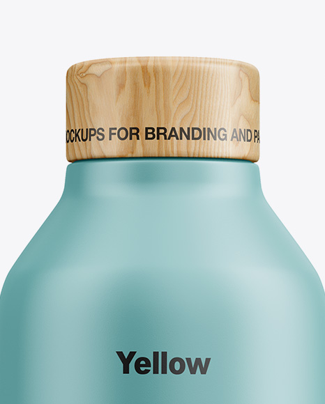 Matte Bottle Mockup PSD #2