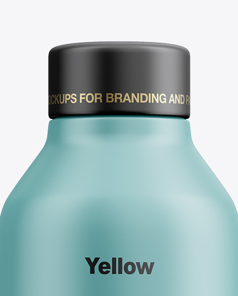 Matte Bottle Mockup PSD #1