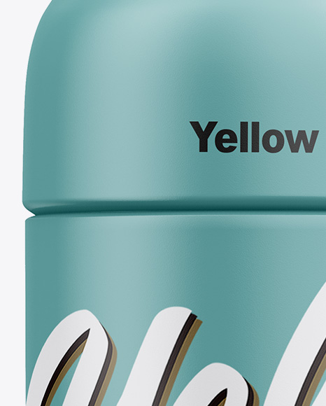 Matte Bottle Mockup PSD #6
