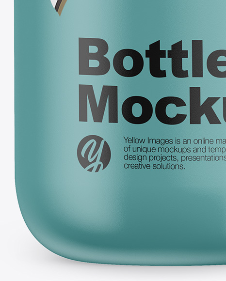 Matte Bottle Mockup PSD #7