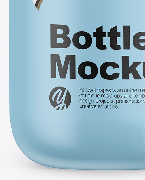 Download Matte Bottle With Water Mockup In Bottle Mockups On Yellow Images Object Mockups Yellowimages Mockups