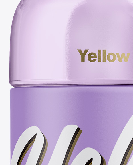 Matte Bottle With Liquid Mockup PSD #6