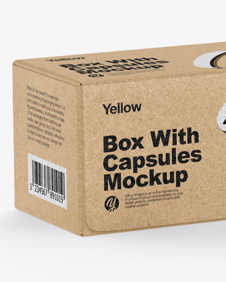 Download Craft Box W Two K Cups Mockup In Box Mockups On Yellow Images Object Mockups Yellowimages Mockups