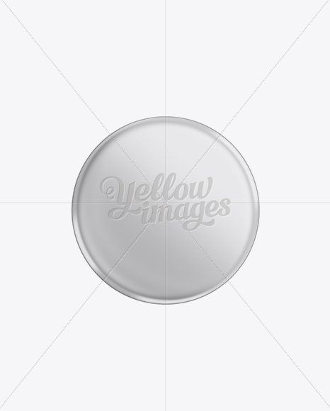 150ml Matte Glass Doublewall Jar w/ Plastic Lid Mockup