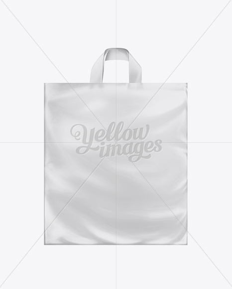 Download White Patch Handle Plastic Carrier Bag In Bag Sack Mockups On Yellow Images Object Mockups