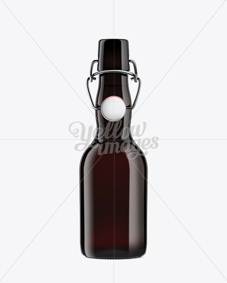 Black Amber Bottle with Swing Top Closure 330ml PSD #2