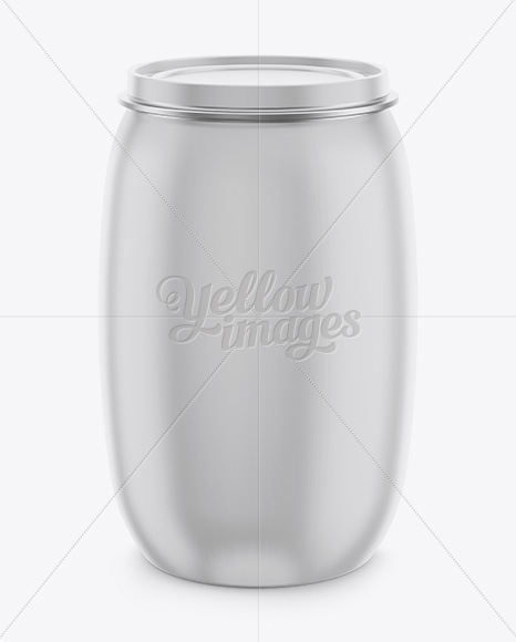 Download 130L Plastic Barrel Mockup - Halfside View in Barrel ...