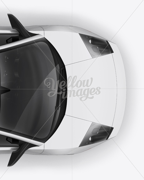 Download Lamborghini Murciélago Mockup Top View in Vehicle Mockups ...