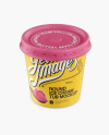 Download Ice Cream Cup Mockup - Front View (High-Angle Shot) in Cup & Bowl Mockups on Yellow Images ...