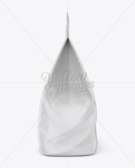 Plastic Soap Powder Bag Mockup In Bag Sack Mockups On Yellow Images Object Mockups