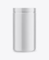 Matte Jar In Shrink Sleeve Mockup- Front View