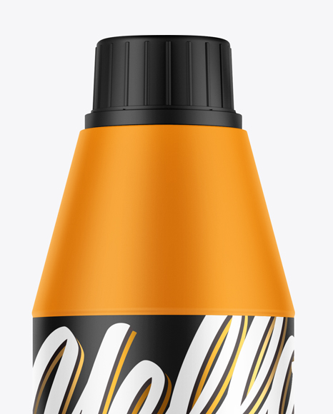 Matte Plastic Bottle Mockup PSD #2