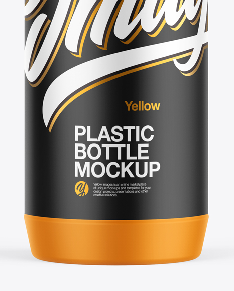 Matte Plastic Bottle Mockup PSD #1