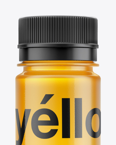 Transparent Plastc Bottle Mockup PSD #2