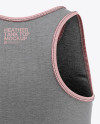 Download Women S Heather Racerback Tank Top Mockup Back View In Apparel Mockups On Yellow Images Object Mockups