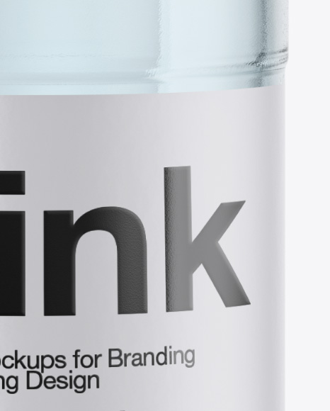 Glass Bottle Mockup PSD #6