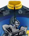 Download Men S Cycling Jersey Mockup Front View In Apparel Mockups On Yellow Images Object Mockups