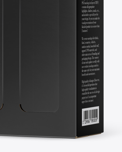 Matte Box Mockup   Half Side View PSD #1