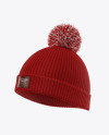 Download Winter Hat Mockup Half Side View In Apparel Mockups On Yellow Images Object Mockups