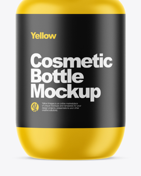 Matte Cosmetic Bottle Mockup PSD #1