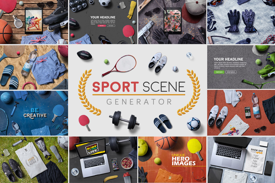 Download Sport Scene Generator In Scene Generators On Yellow Images Creative Store