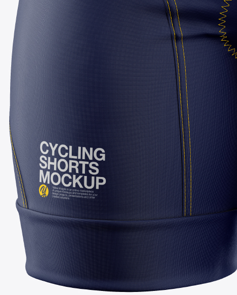 Women S Cycling Shorts Mockup Front View In Apparel Mockups On Yellow Images Object Mockups