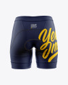 Download Women S Cycling Shorts Mockup Back View In Apparel Mockups On Yellow Images Object Mockups PSD Mockup Templates