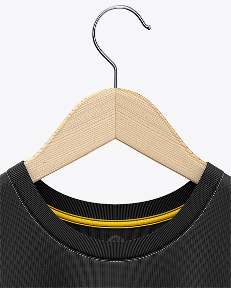 Hanging T-Shirt Mockup - Front View in Apparel Mockups on ...