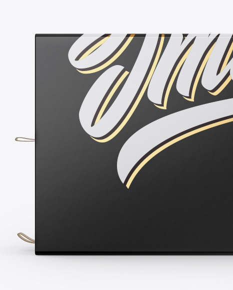 Box Mockup   Front View PSD #2