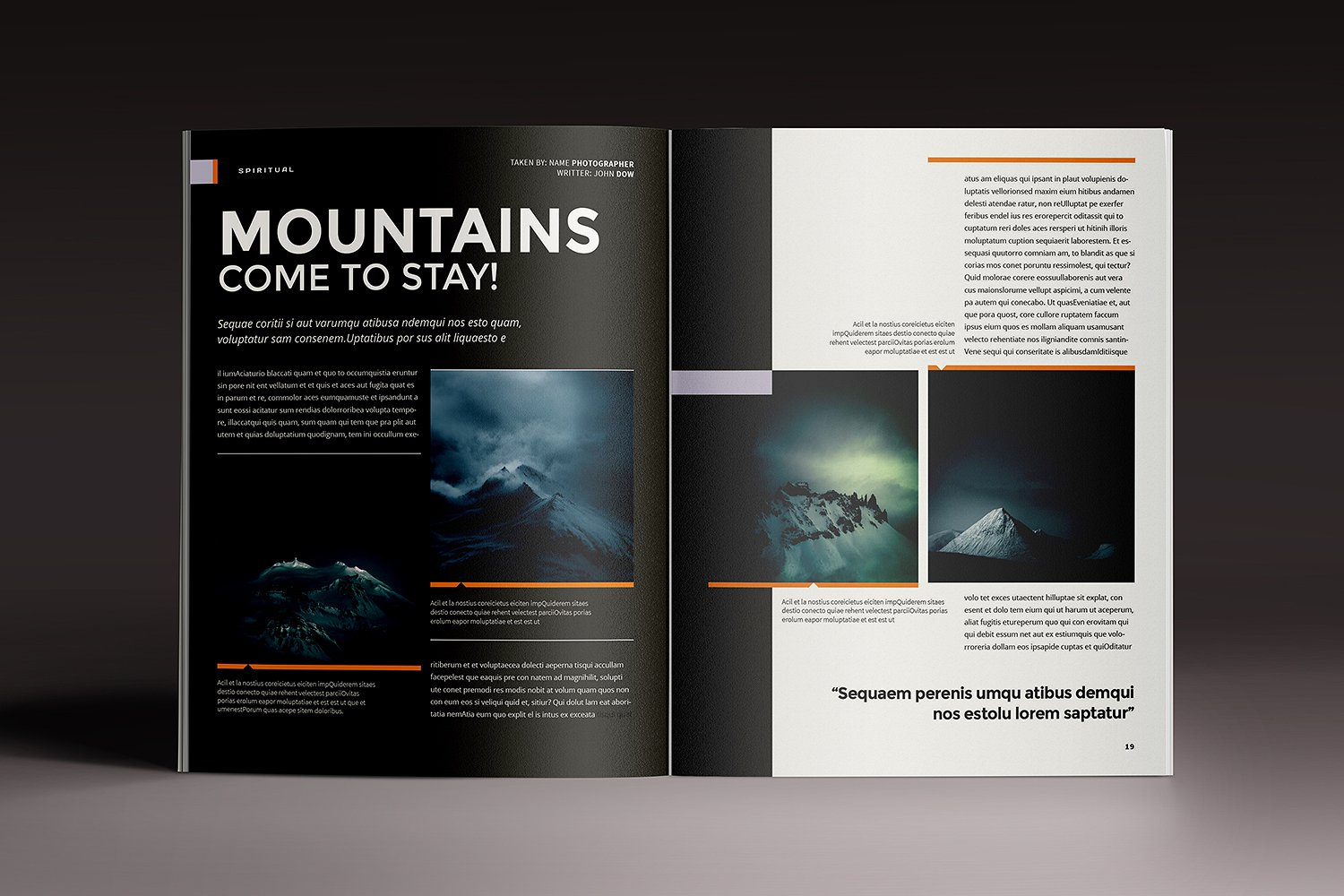 Free Magazine Template Indesign