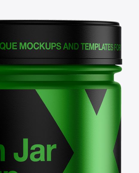 Download Matte Protein Jar Mockup in Bottle Mockups on Yellow Images Object Mockups