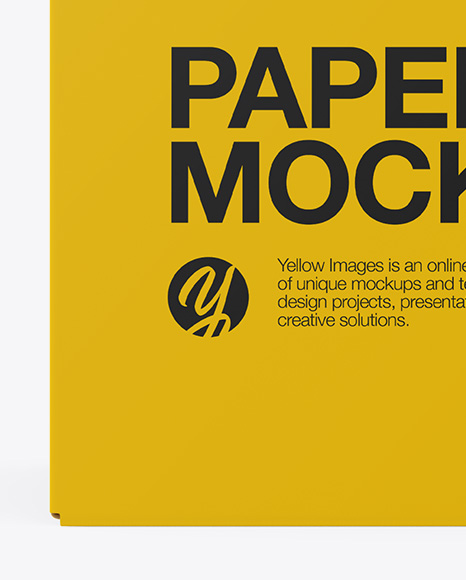 Two Paper Boxes Mockup   Side View PSD #1